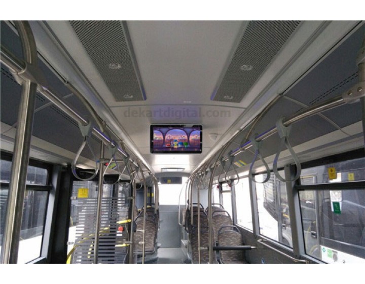 Digital signage DILUX-2151-BLK-SLV dispalys for Yutong Bus factory