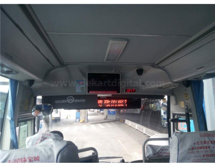 Dekart DVD video system in airport buses