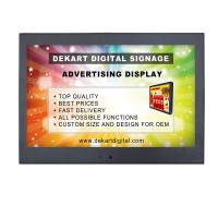 10 pulgadas de pantalla Comercial en publicidad DIPANEL-1000-BLK