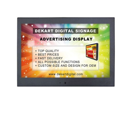 10-Zoll-Display Werbung für die Werbung DIPANEL-1000-BLK