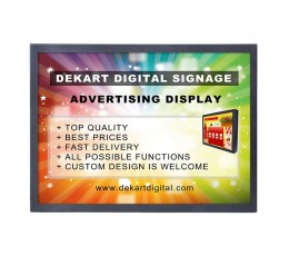 12 pulgadas de pantalla de publicidad digital DIPANEL-1200-BLK