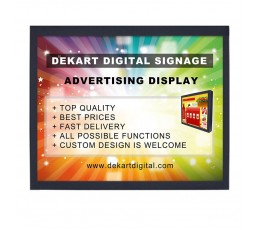 17 pouces Publicité lecteur ad LCD DIPANEL-1700-BLK