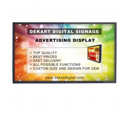 32 pulgadas de visualización de publicidad para la señalización digital DIPANEL-3200-BLK