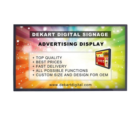 32 pouces d'affichage publicitaire pour Affichage dynamique DIPANEL-3200-BLK