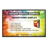 65 pulgadas de visualización de publicidad DS Comercial DIPANEL-6500-BLK