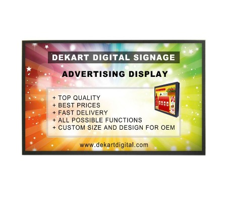65 inch Commercial DS advertising display DIPANEL-6500-BLK